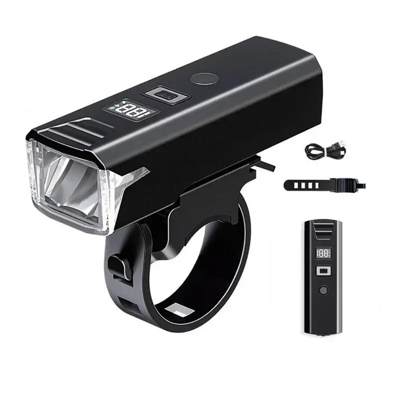 Secure Mount Rechargeable Bike Headlight | Bumpy Road Riding