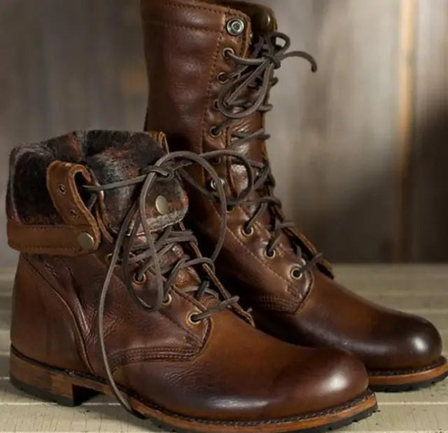 Women's Leather Boots – Flexible Fit, Soft Lining & All-Day Comfort