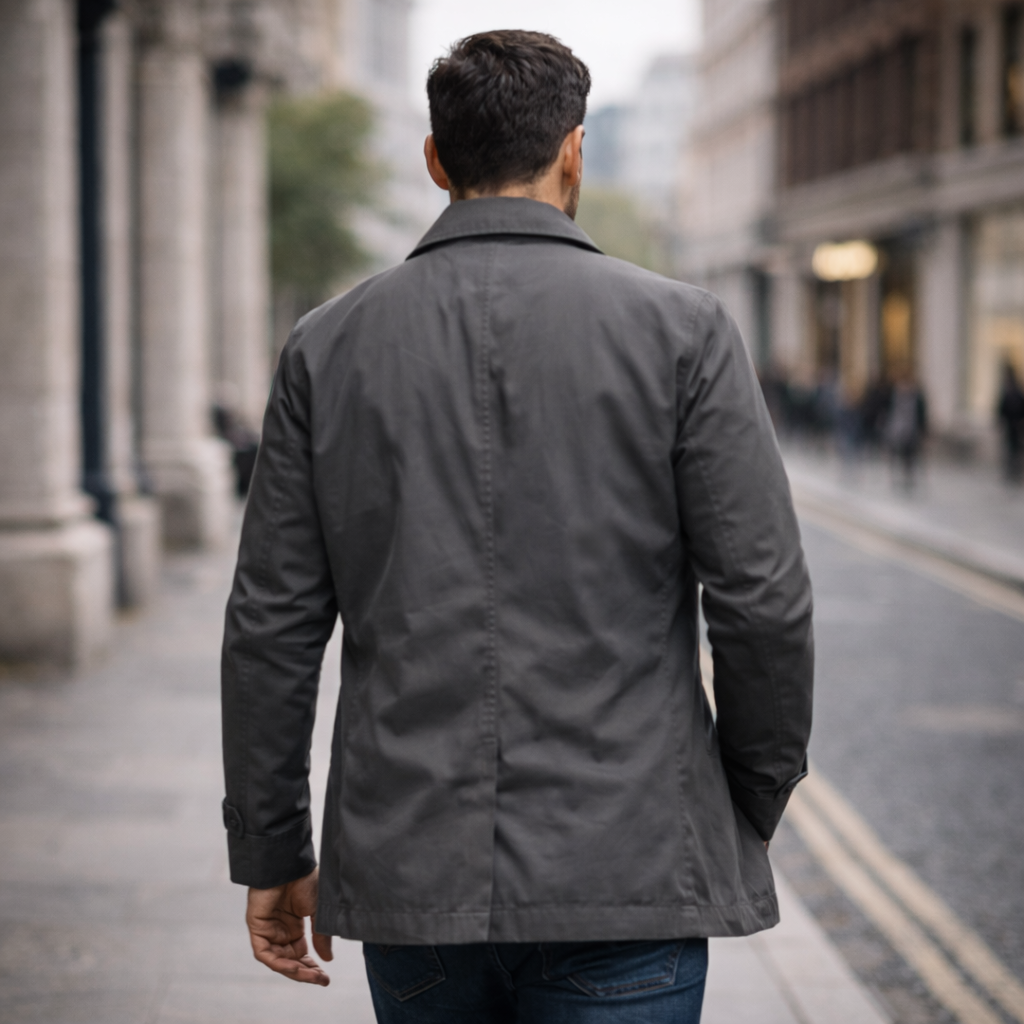 Elegant Weatherproof Classic Men's Coat
