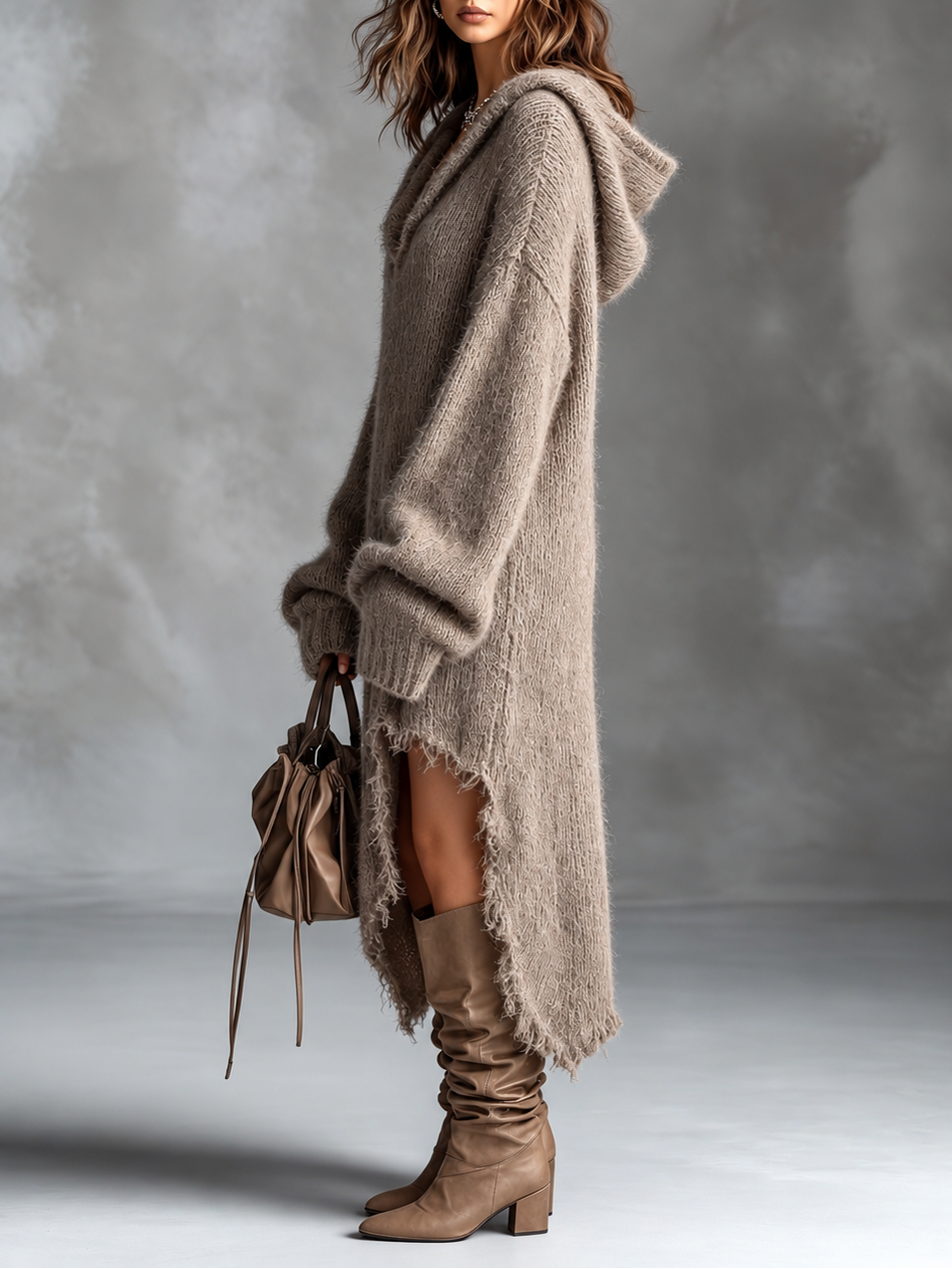 Hooded Midi Dress