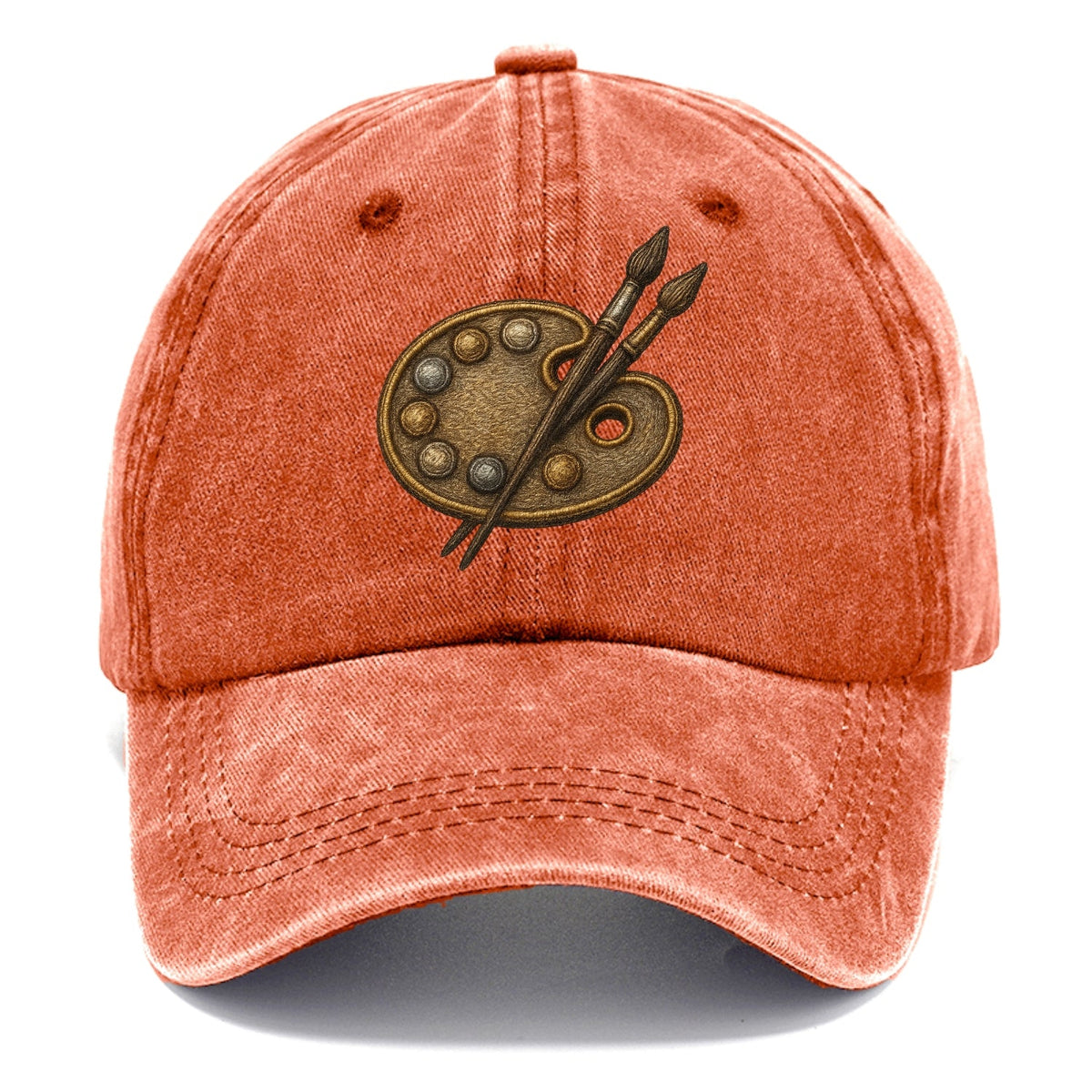 Artist Palette with Brushes - Painter Emblem - Classic Cap