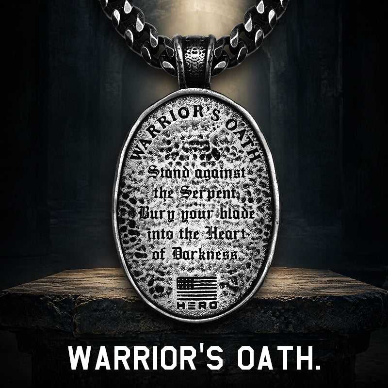 Serpent Slayer's Oath Necklace