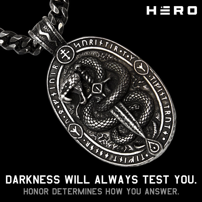 Serpent Slayer's Oath Necklace