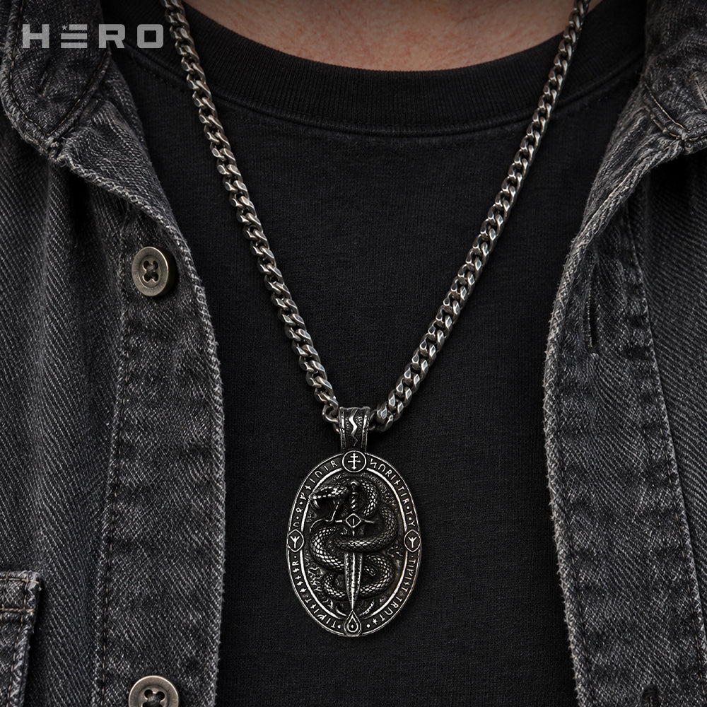 Serpent Slayer's Oath Necklace