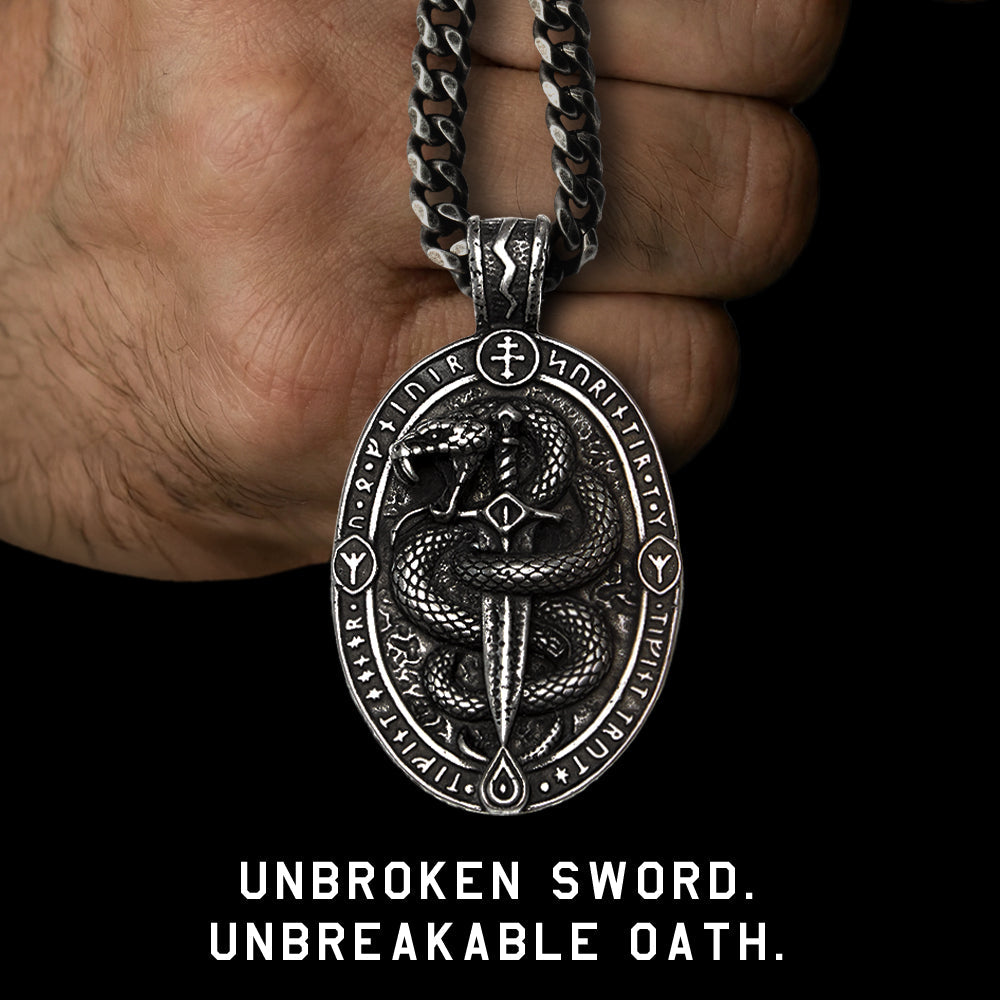 Serpent Slayer's Oath Necklace