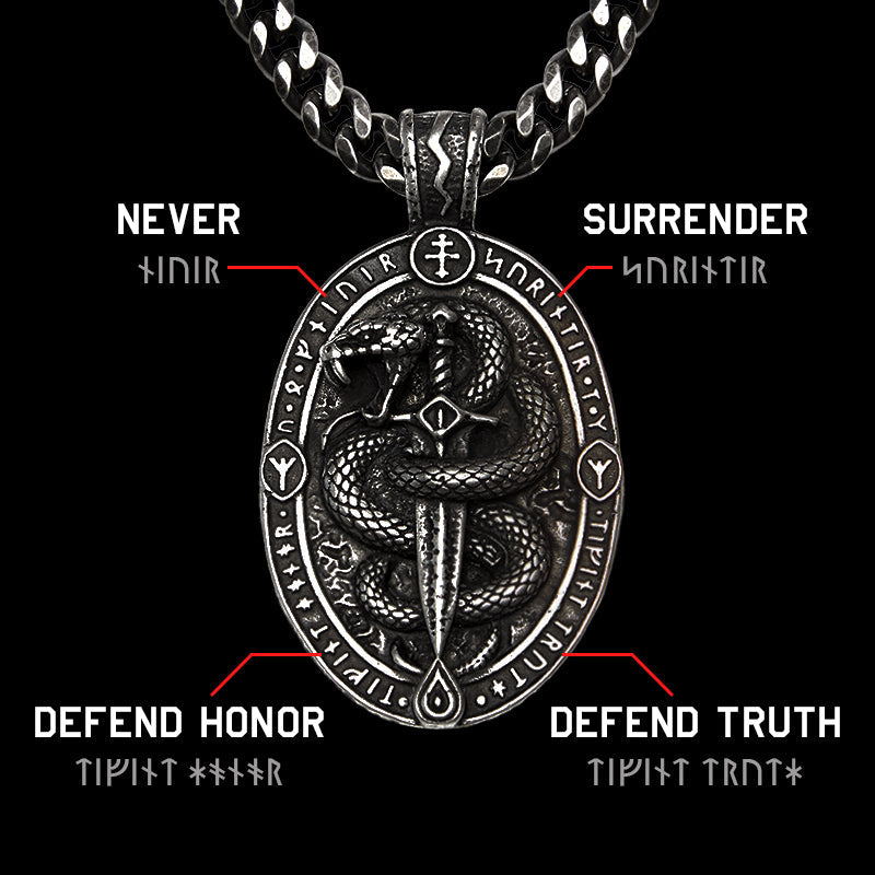 Serpent Slayer's Oath Necklace