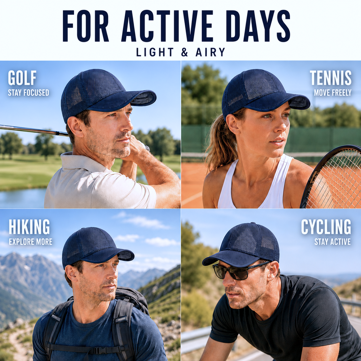 Nordspur | Brezzon Full Mesh Breathable Baseball Cap