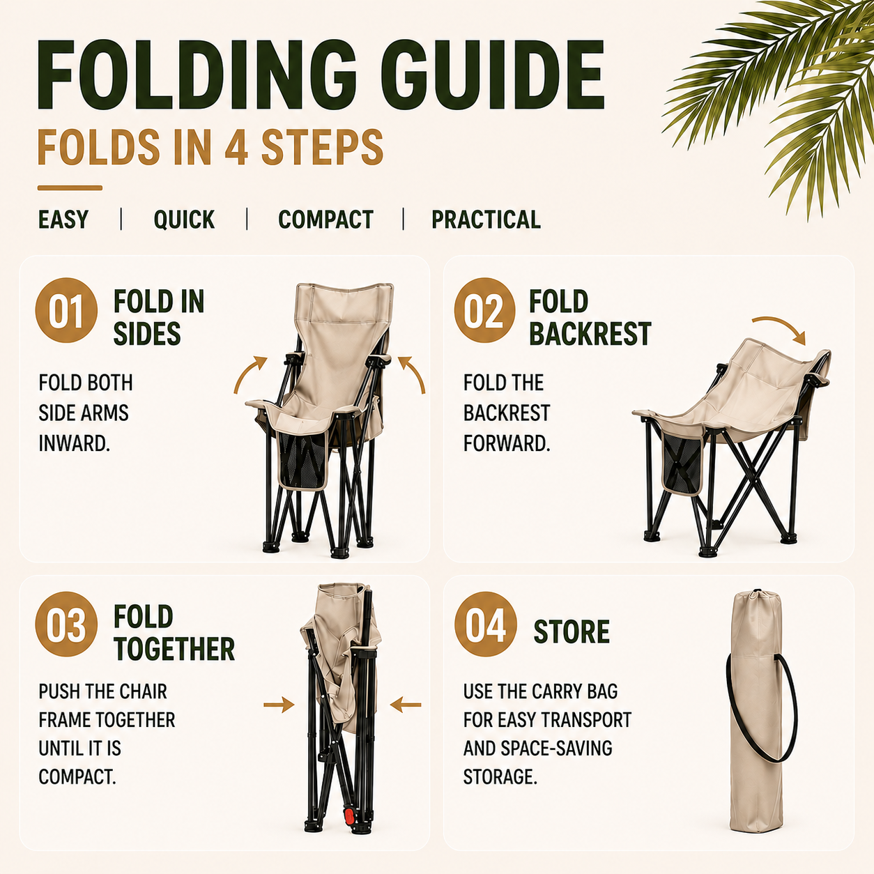 Nordspur | Reclinoze Foldable Reclining Camping Chair