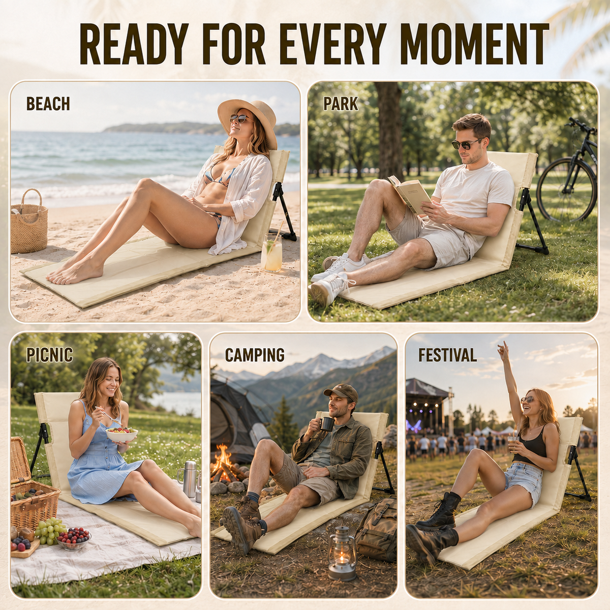 Nordspur | SeablissFold Foldable Floor Lounge Chair