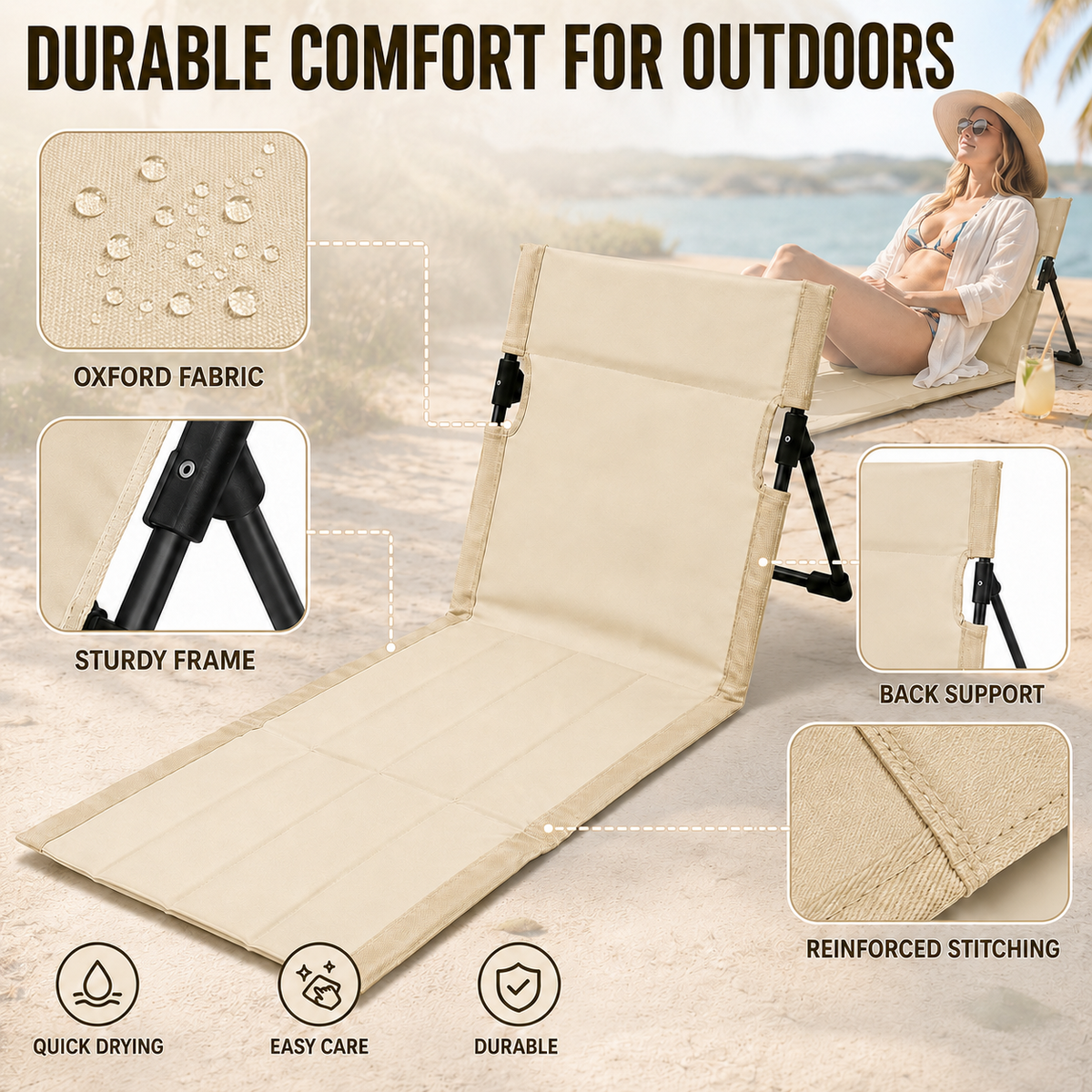 Nordspur | SeablissFold Foldable Floor Lounge Chair