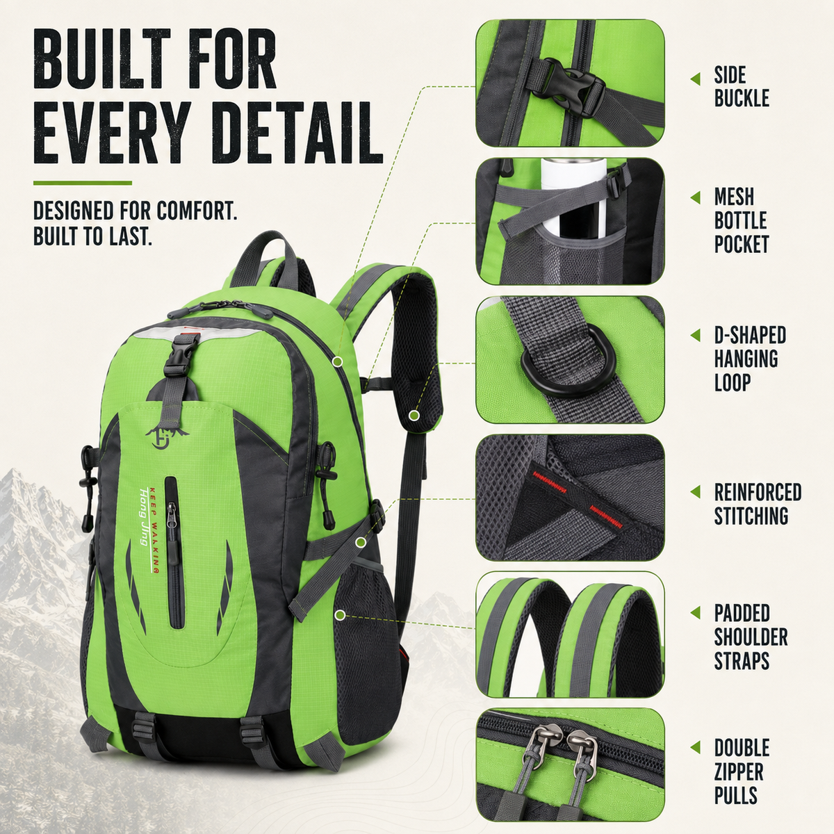 Nordspur | Roamvex Lightweight Multi-Purpose Outdoor Backpack