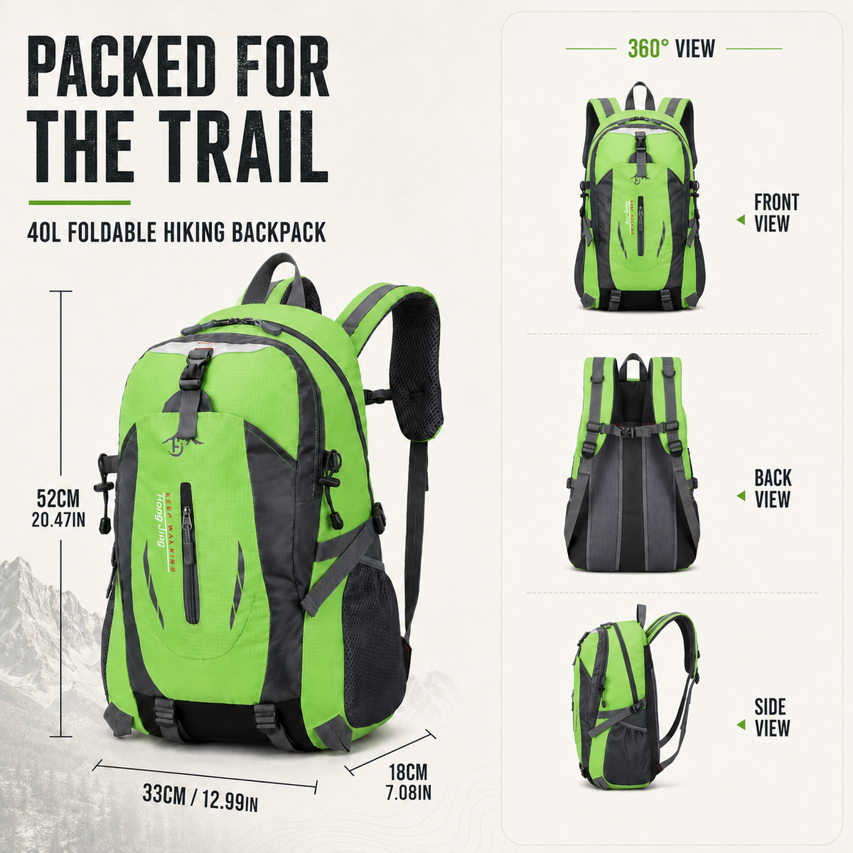 Nordspur | Roamvex Lightweight Multi-Purpose Outdoor Backpack
