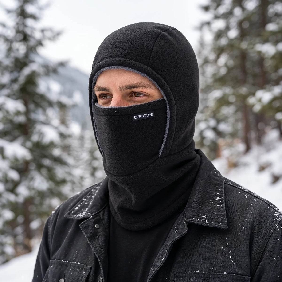 Tradevo | Thermal Fleece 3-in-1 Balaclava - Windproof Hat, Face Cover & Neck Warmer for Outdoor Work
