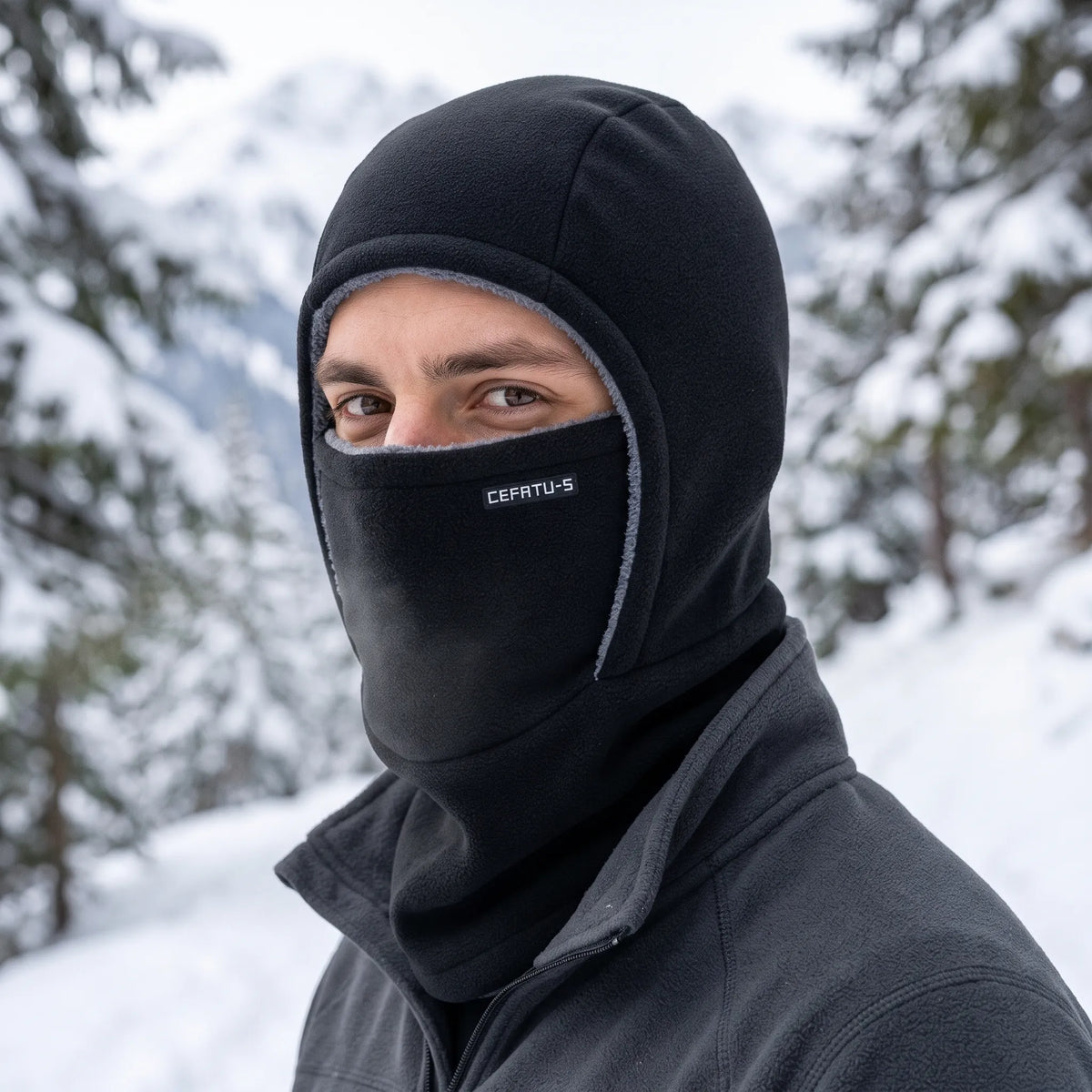 Trelvano | Lightweight 3-in-1 Balaclava for Hiking & Running - Windproof Hood, Face Cover & Neck Warmer