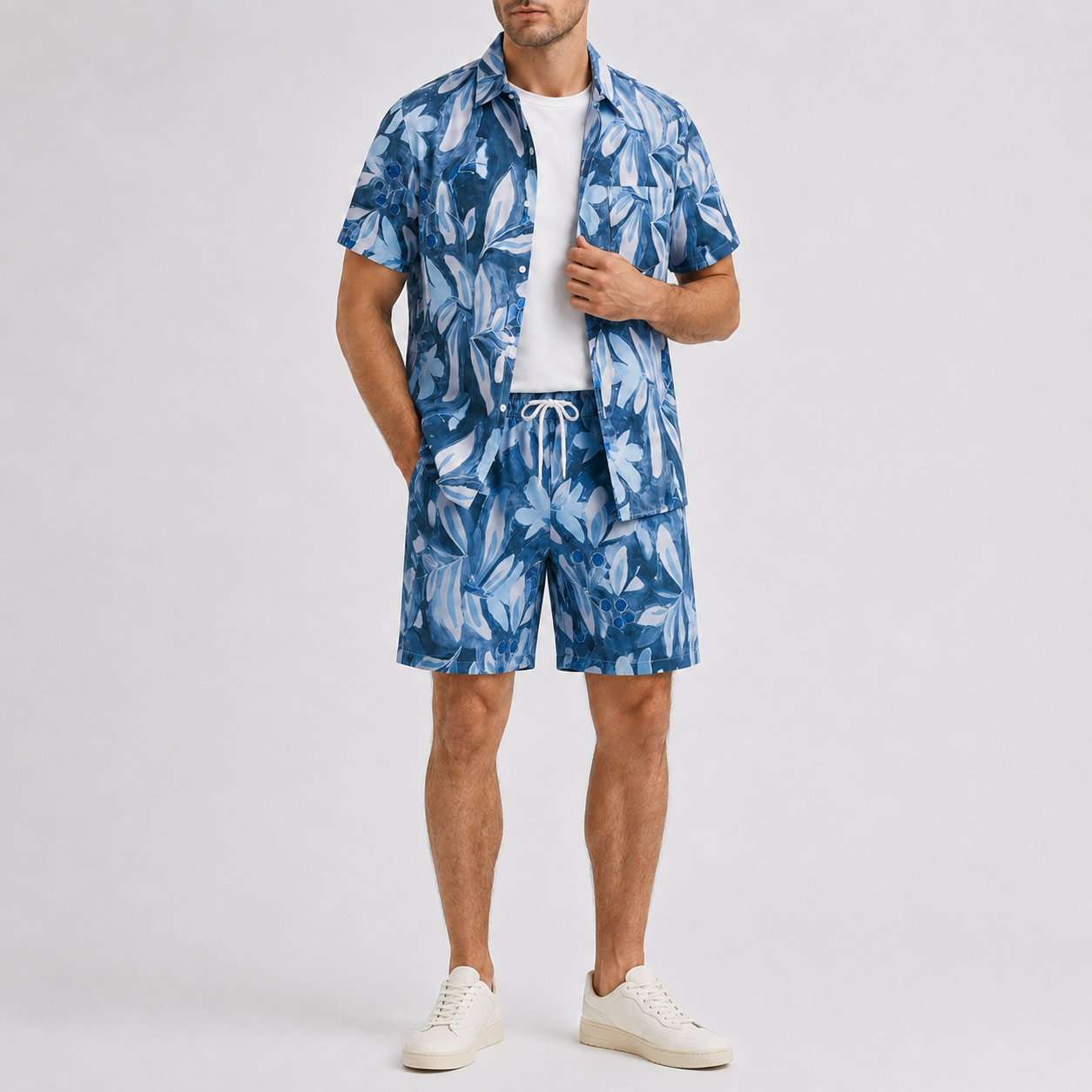 Nordspur | Tropivex Tropical Print Shirt And Shorts Set