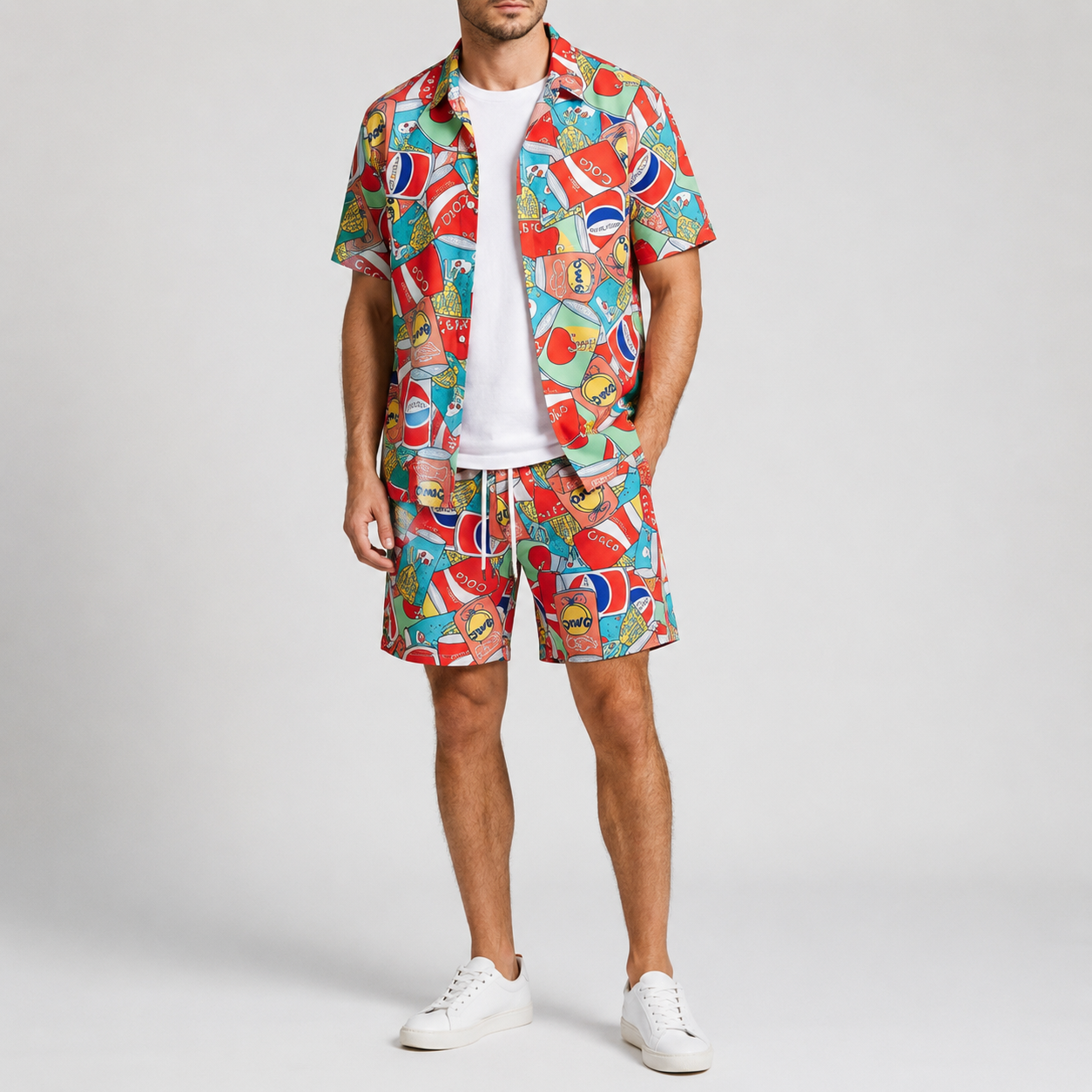 Nordspur | Tropivex Tropical Print Shirt And Shorts Set