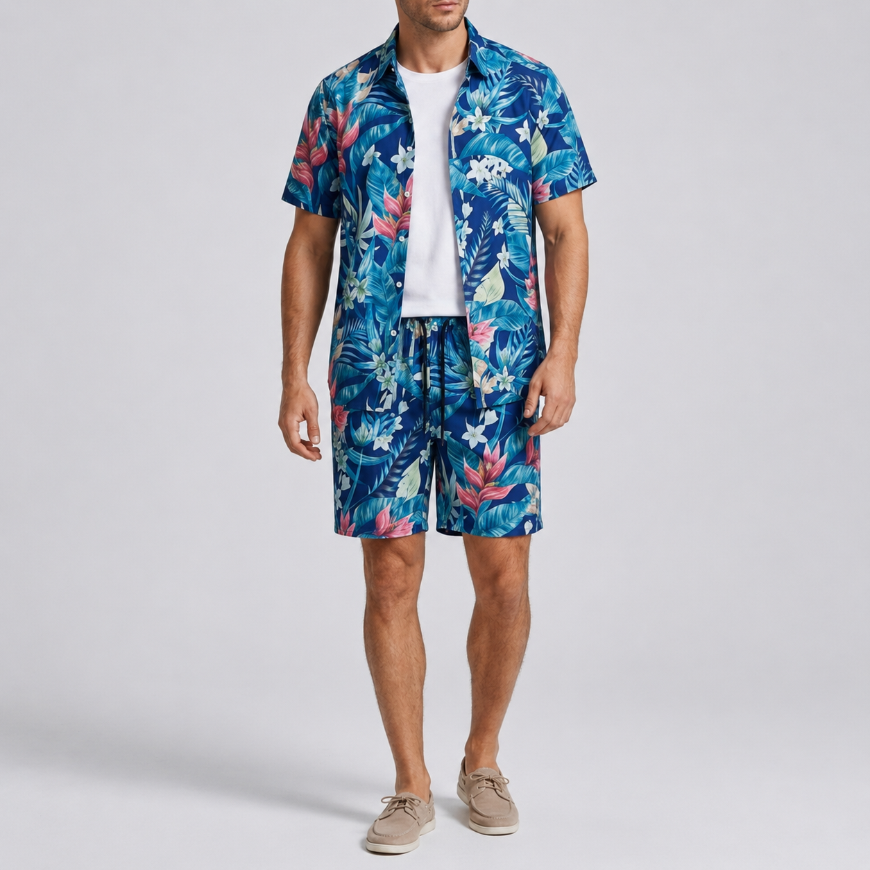 Nordspur | Tropivex Tropical Print Shirt And Shorts Set