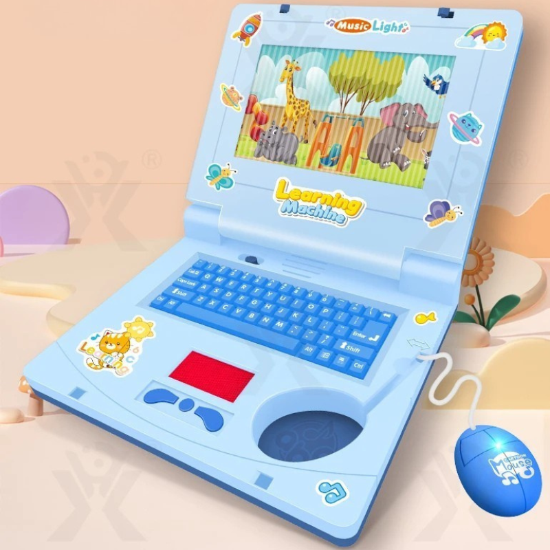 Cartoon Learning Laptop Toy With Music