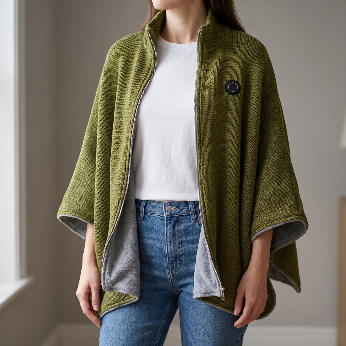 Velmora | Electric Heated Foot Warmer Shawl for the Sofa, USB-Powered with 3 Heat Settings