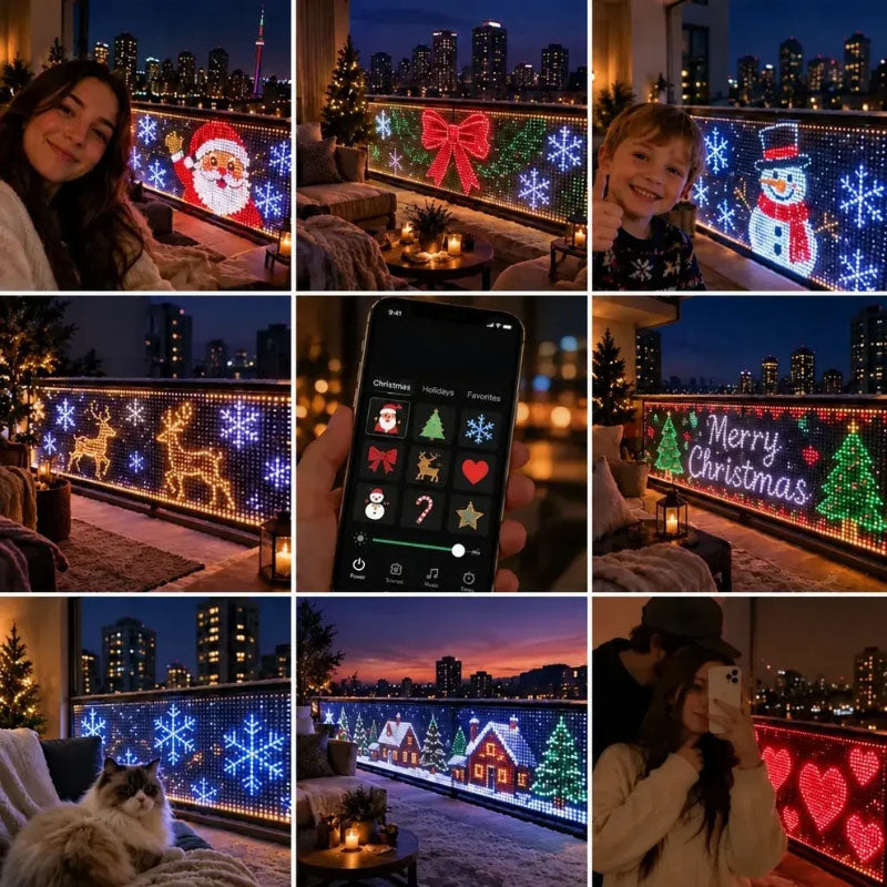 Vexilo | Twinkling Smart RGBIC Outdoor LED Net Lights