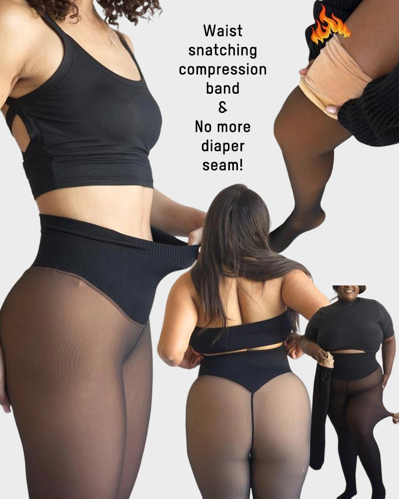 One-Seam Shaping Fleece Leggings