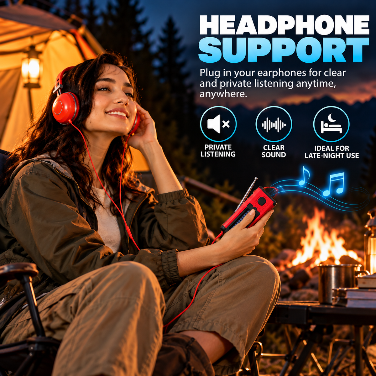 Voltrava | Phone Charging Emergency Radio with Hand Crank
