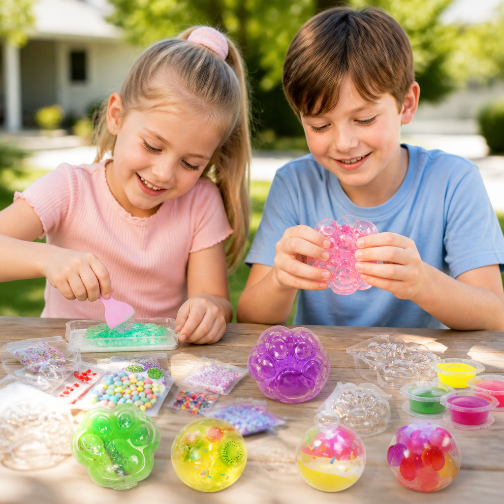 DIY Stress Ball Making Kit for Kids – Create Your Own Squishy Sensory Balls