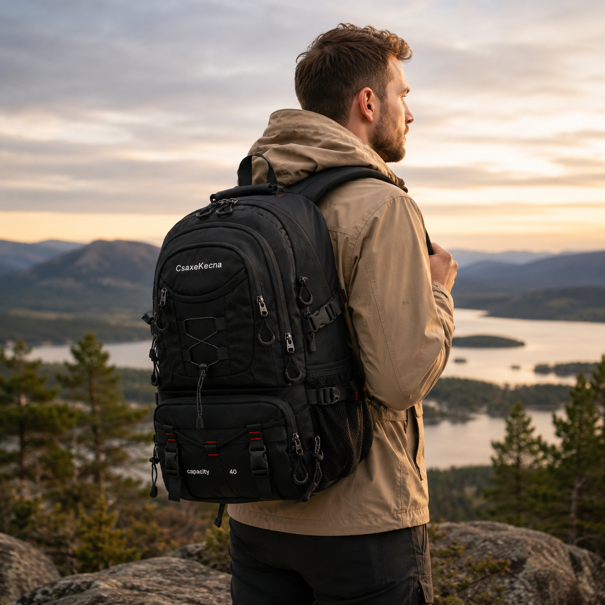 Nordspur | BergTrail Pro 40L Hiking Rucksack with USB Charging