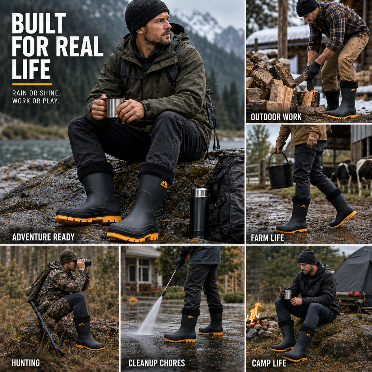 Wavlorn | Insulated Fishing Wellies