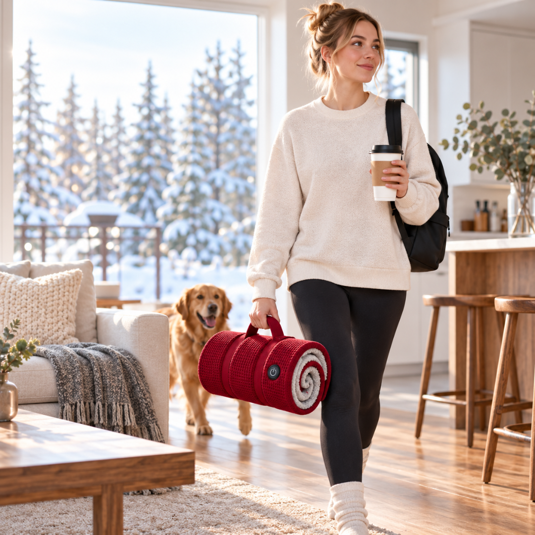 Wearable Heated Blanket – Hands-Free Desk Warmth