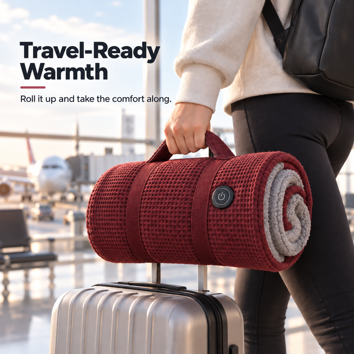 Wearable Heated Blanket – Hands-Free Desk Warmth