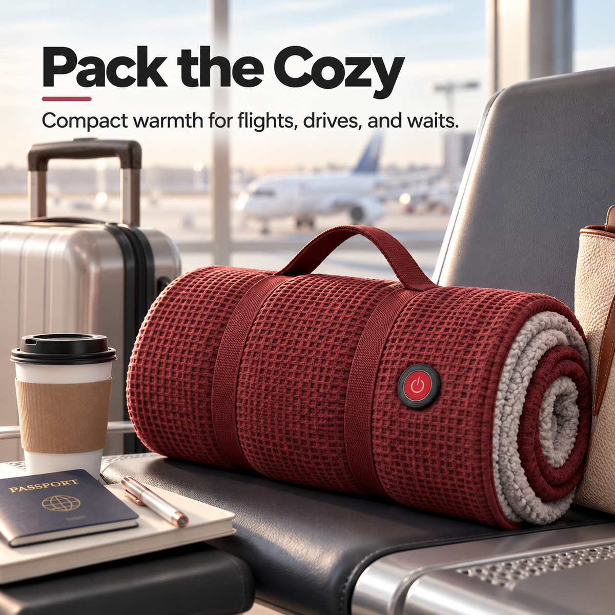 Wearable Heated Blanket – Mobile Warmth for Every Room