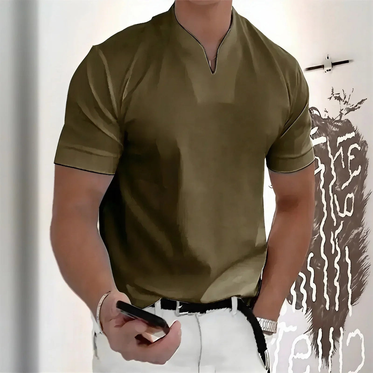 Slim Fit T-Shirt with Minimalist Design