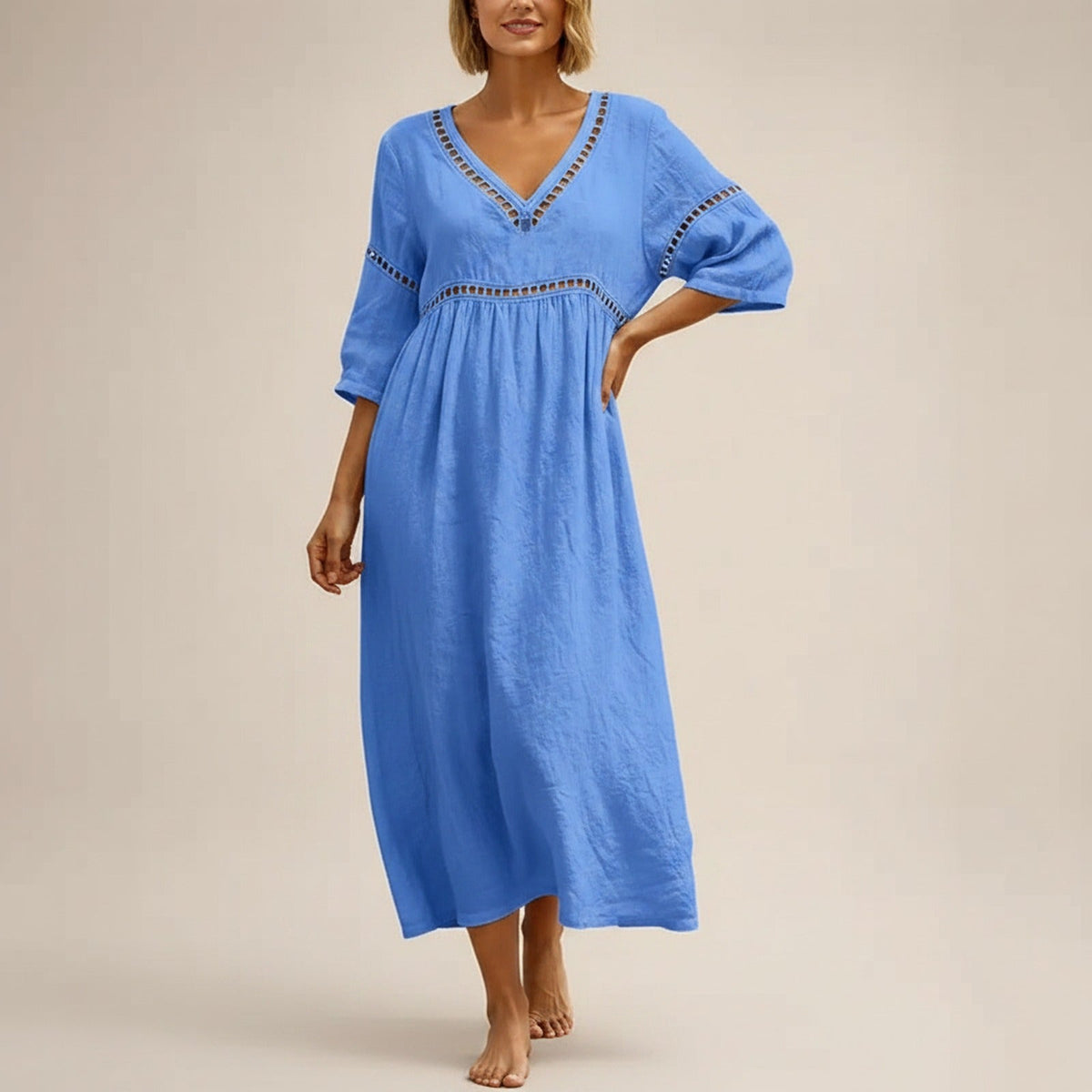 Almare Dress with Natural Lightness and Absolute Comfort