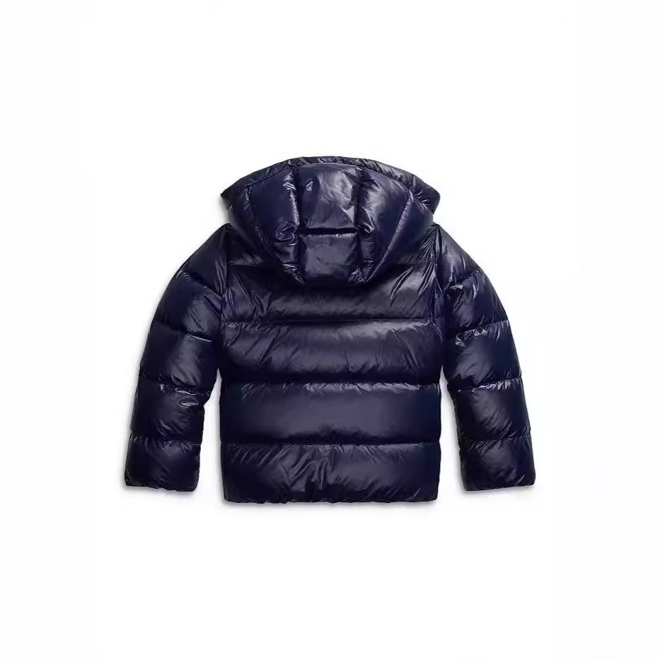 Women's Winter Jacket with Fixed Hood & Wind Protection