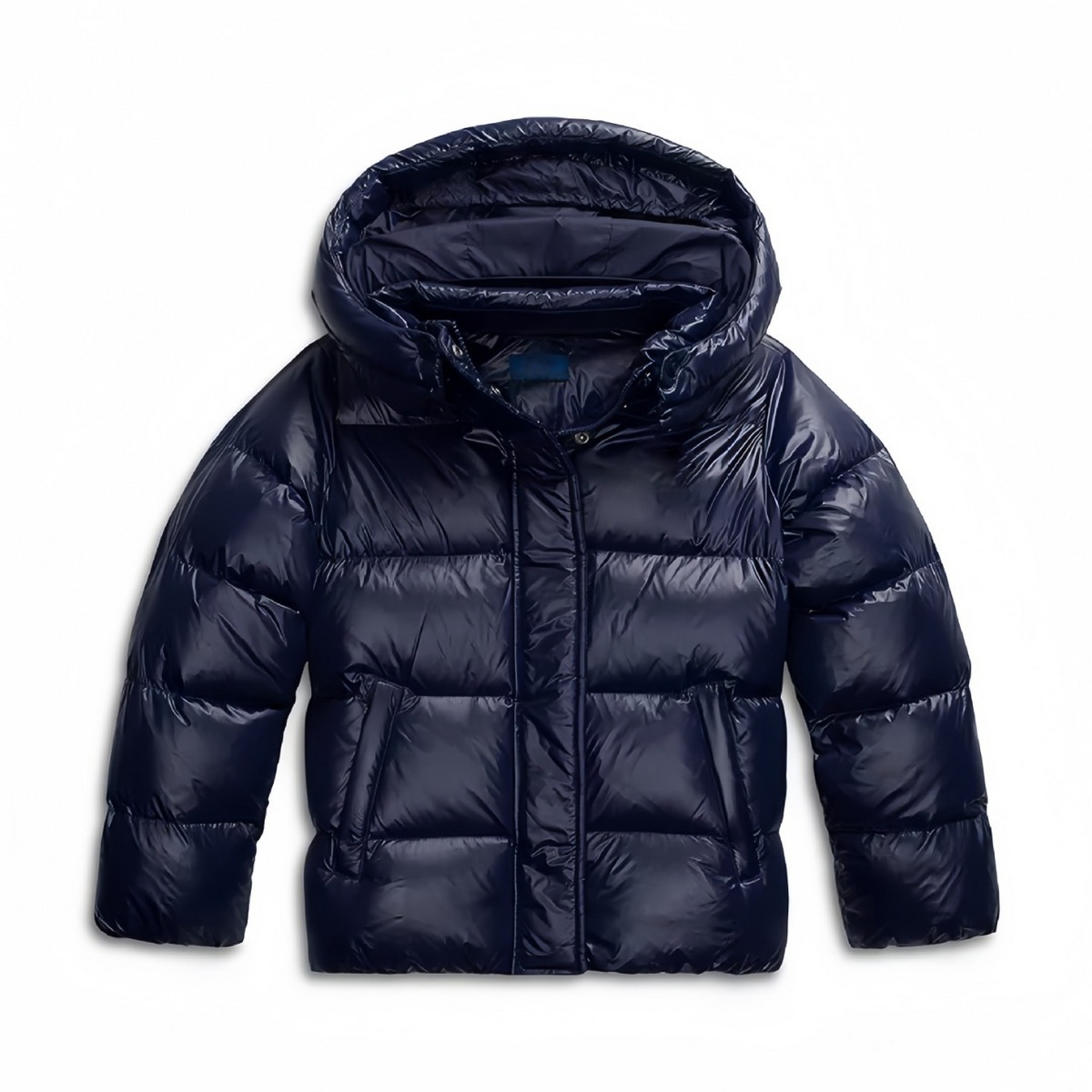 Women's Winter Jacket with Fixed Hood & Wind Protection