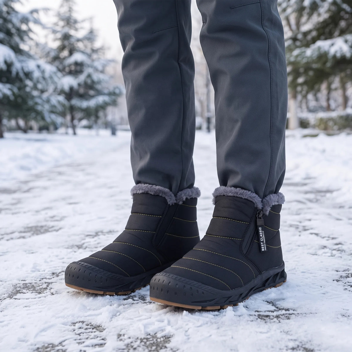 Women's Water-Resistant Winter Snow Boots