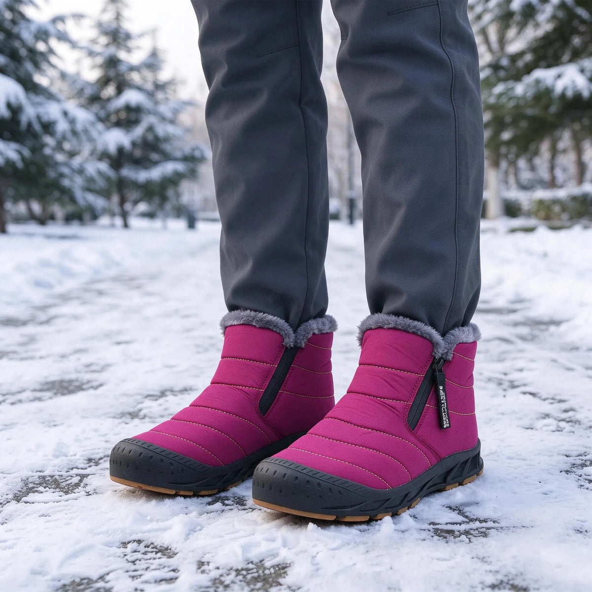 Women's Water-Resistant Winter Snow Boots