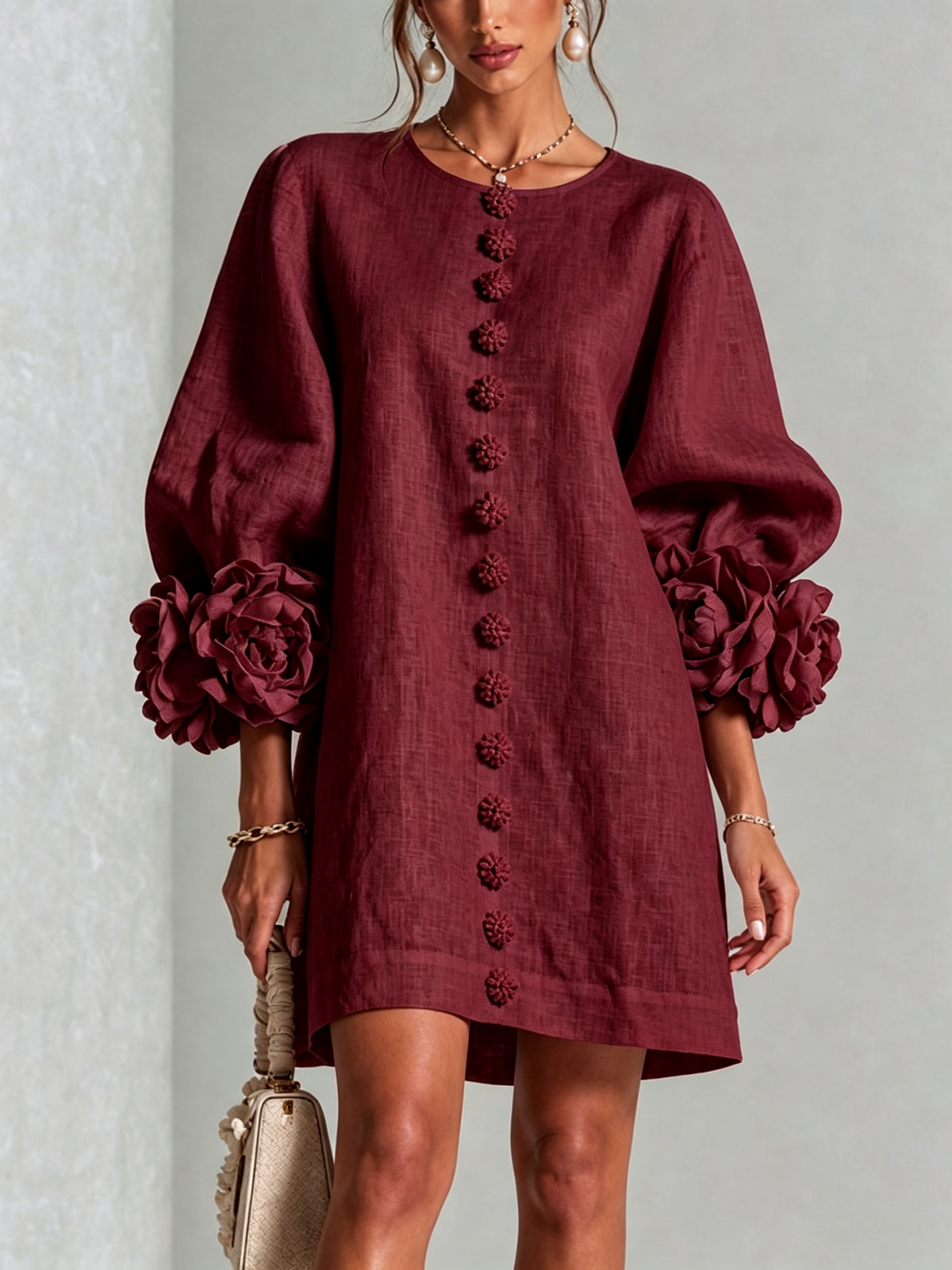 Elegant Long Sleeve Dress for Women