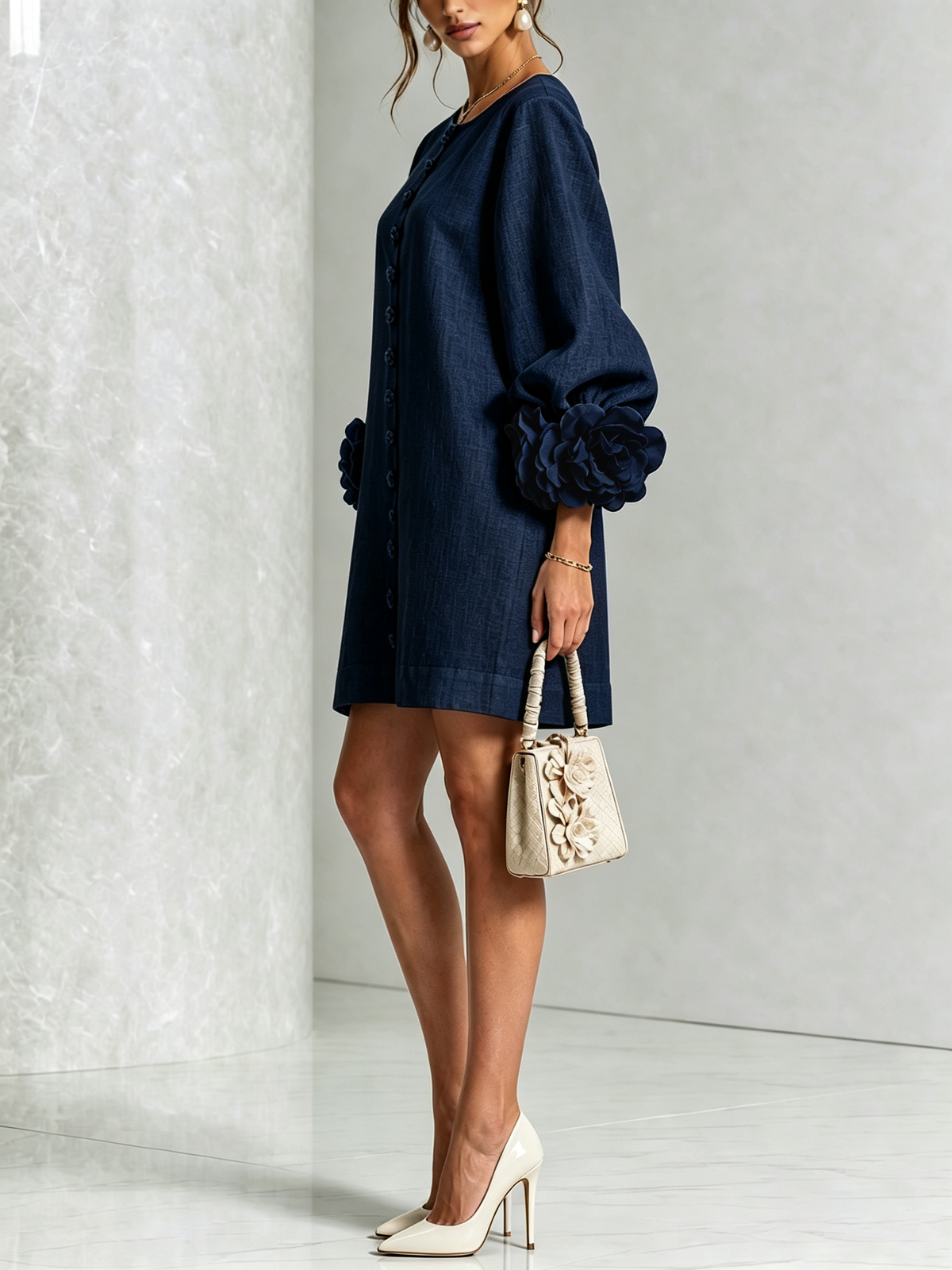 Elegant Long Sleeve Dress for Women