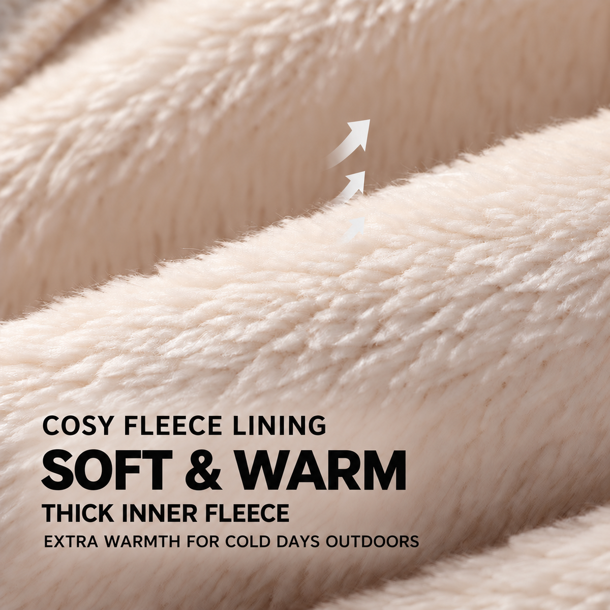 Zentavo | One-Size Winter Mask Hat, Windproof Flannel Cycling Cap, Adjustable Fit for Easy Gifting