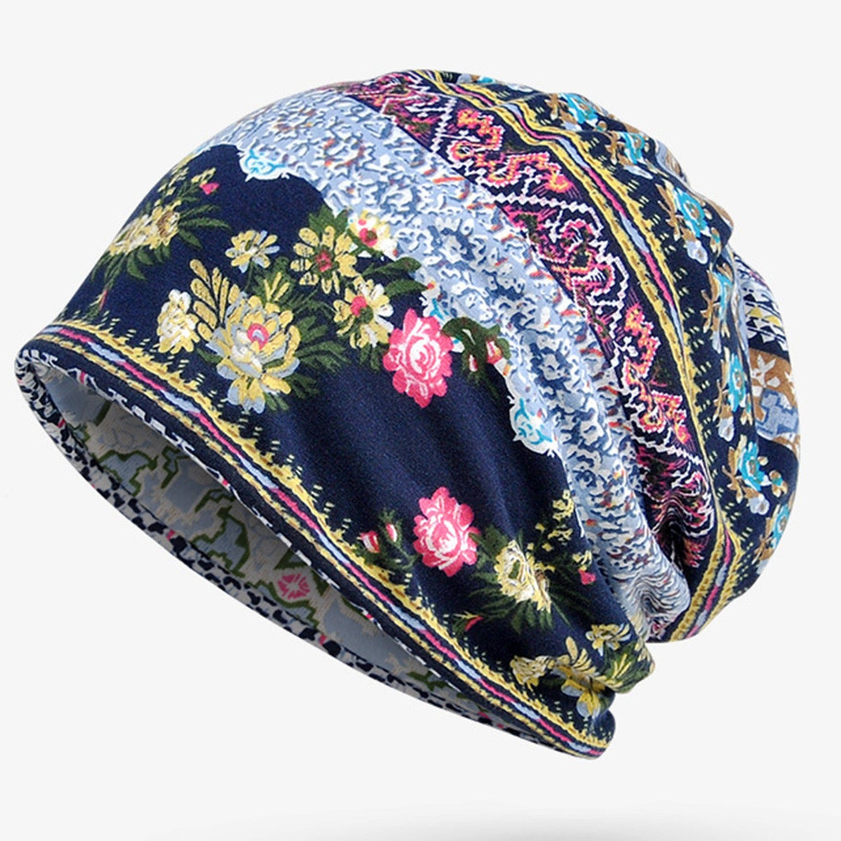 Versatile Cotton Scarf Cap: All-Season Headwear