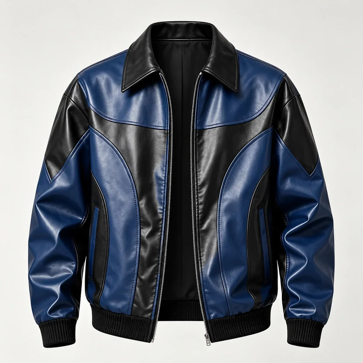 Leather Bomber Jacket