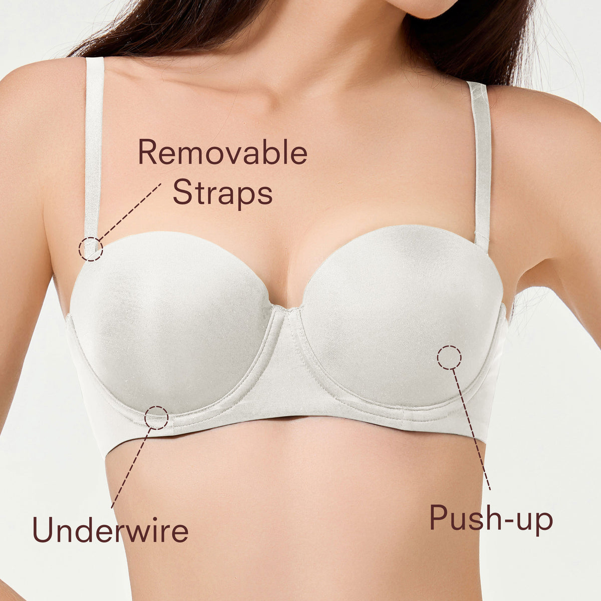 Anytime Strapless Push-Up Bra