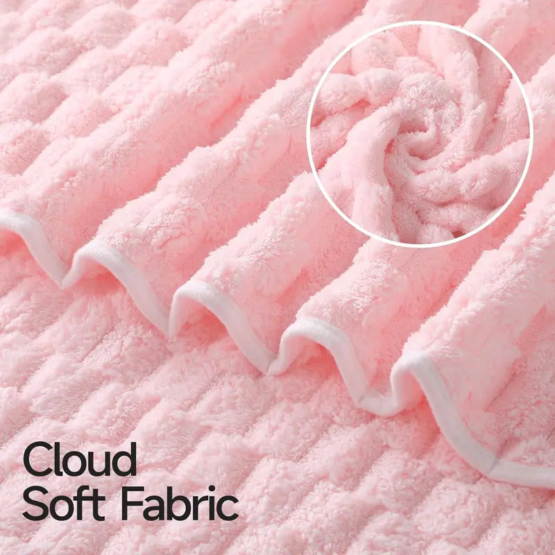 Extra-Thick Microfiber Hair Drying Towel Cap, Super Absorbent Quick-Dry Hair Wrap for Wet Hair