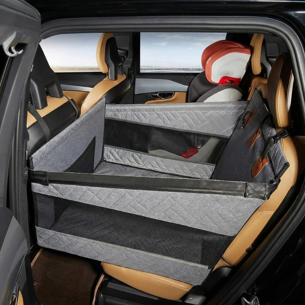 Dog Car Seat Cover with Hard Bottom