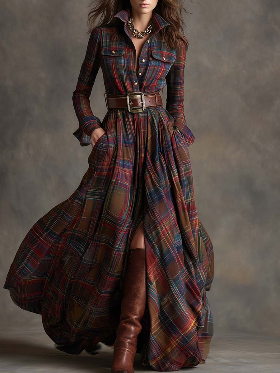 Belted Shirt Dress