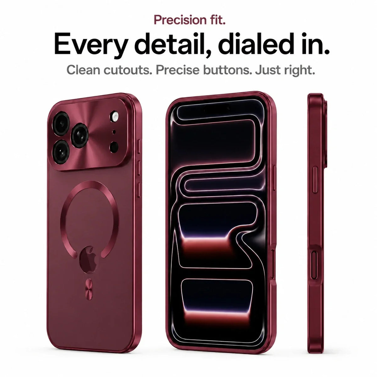 Privacy MagSafe iPhone Case with Metal Frame