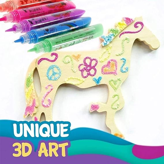 Magic Markers with Puffy Effect