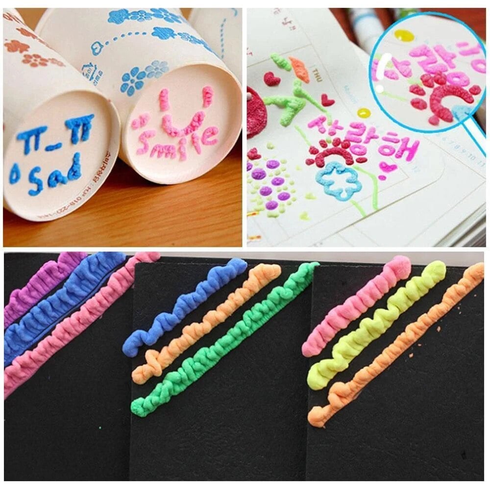 Magic Markers with Puffy Effect